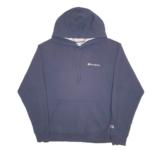 Mens Navy Champion  Hoodie Jumper