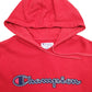 Mens Red Champion  Hoodie Jumper