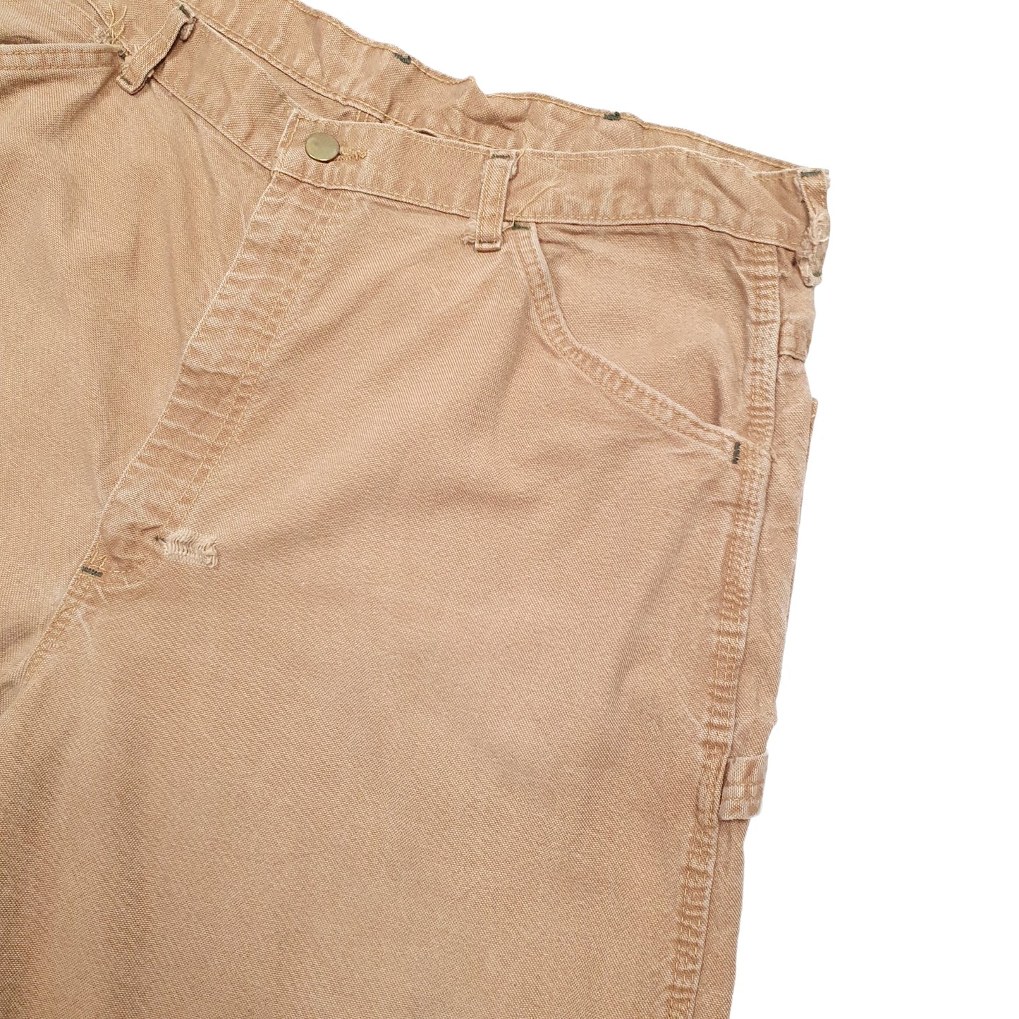 Mens Tan Bulwark  Carpenter Trousers