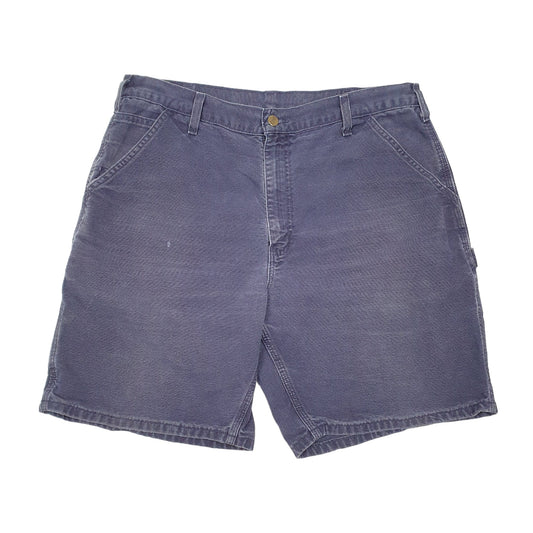 Mens Navy Carhartt B25 Carpenter Shorts