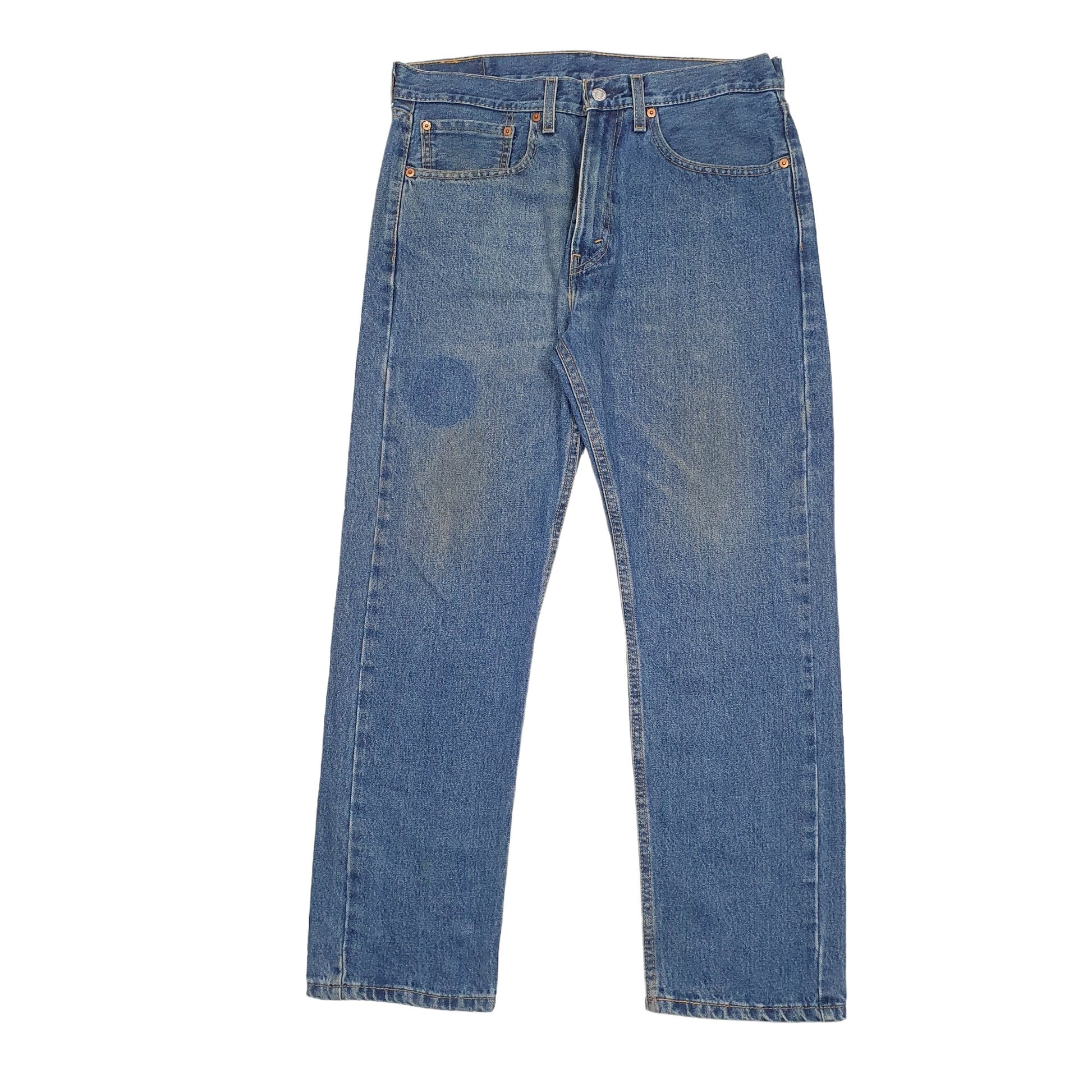 Mens Blue Levis  505 JeansW34 L29