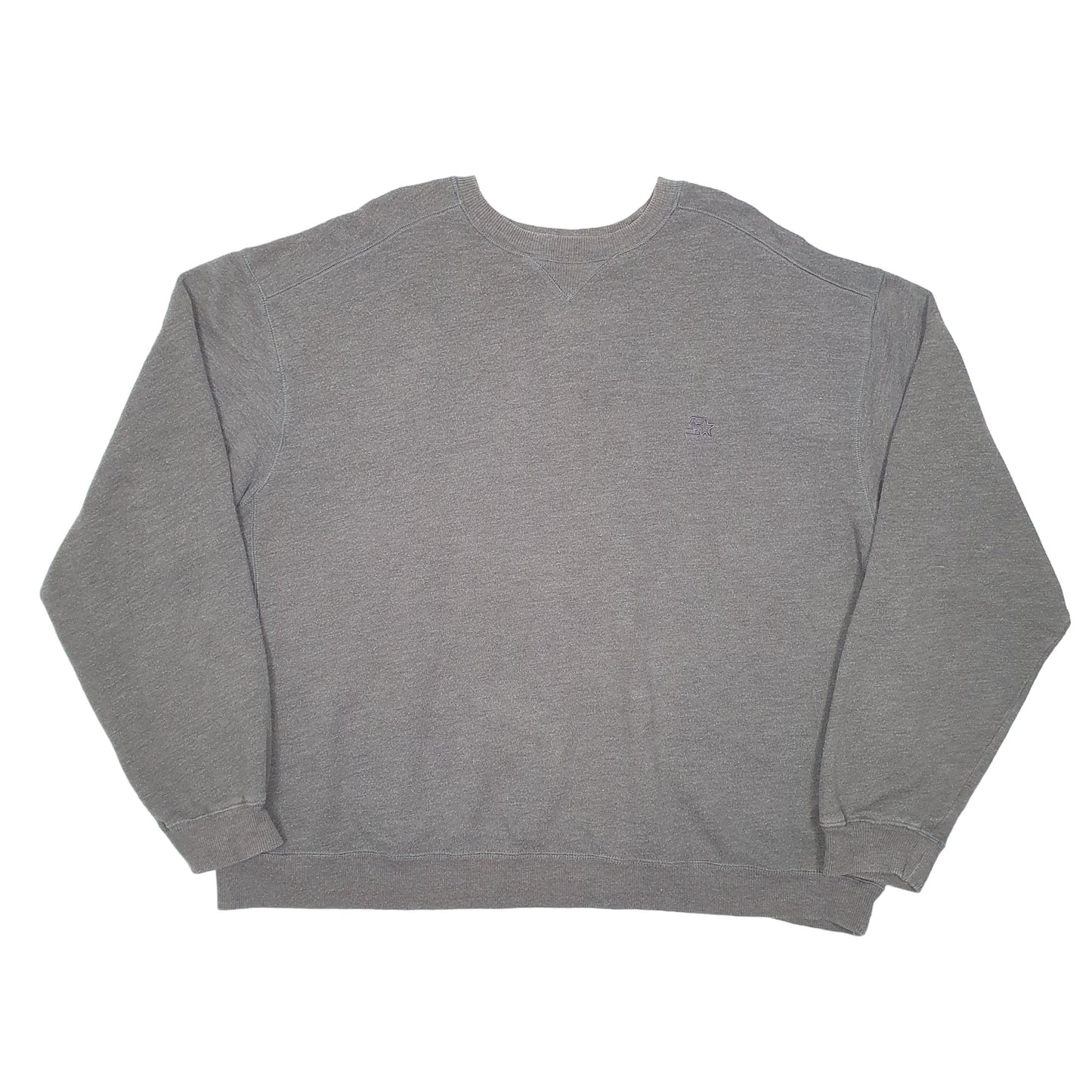 Mens Grey Starter  Crewneck Jumper