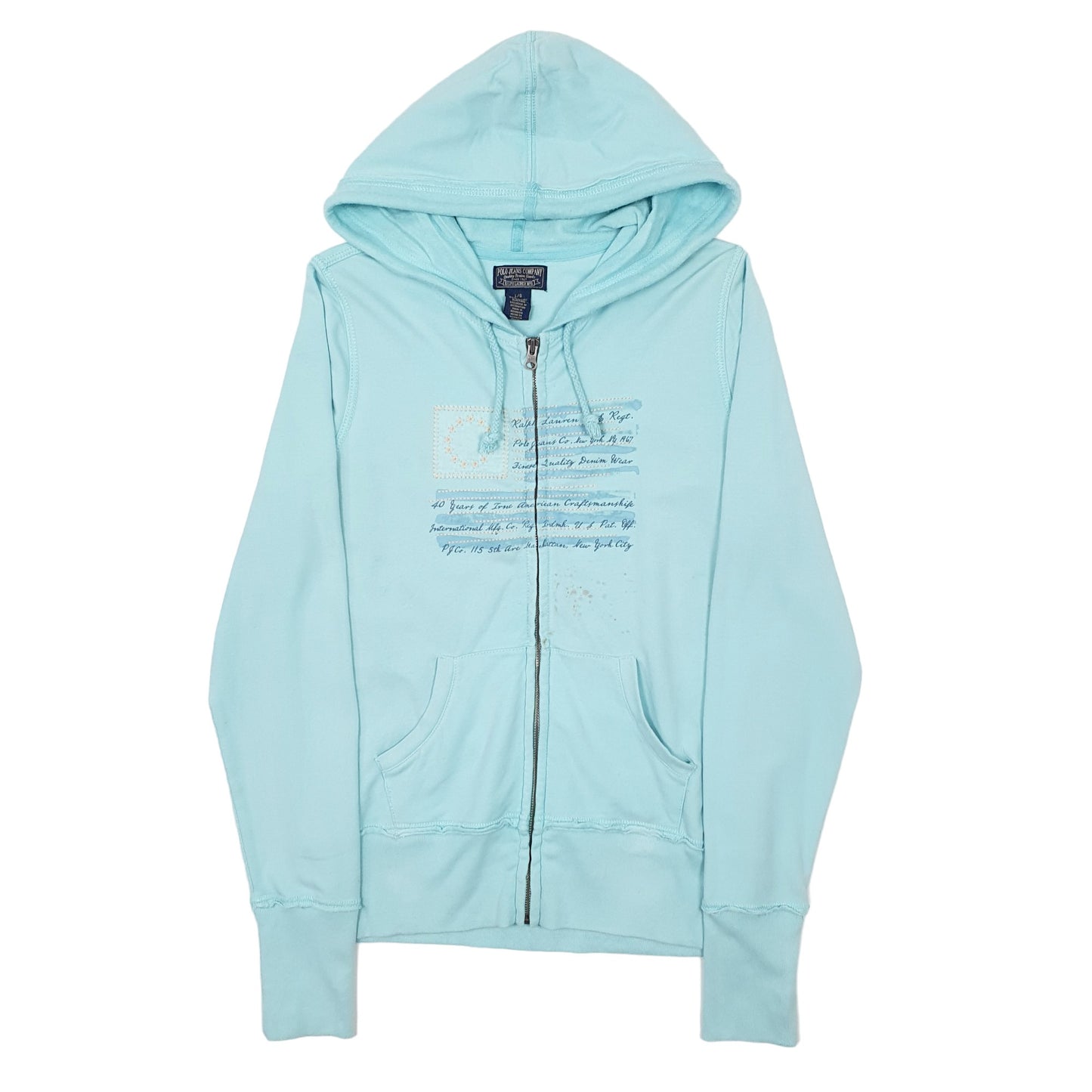 Womens Blue Polo Ralph Lauren Polo Jeans Full Zip Jumper
