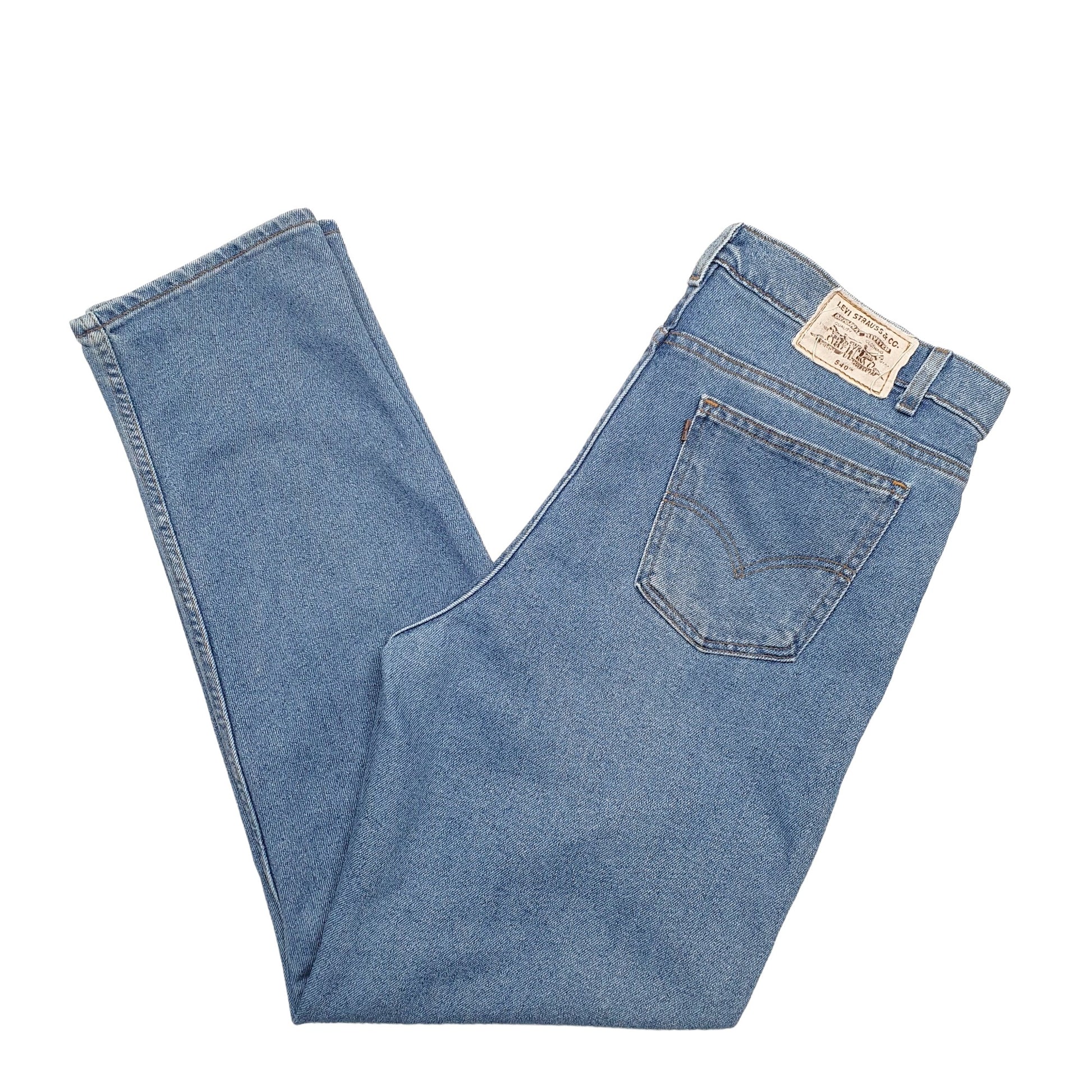 Mens Blue Levis Made In USA Vintage 540 JeansW36 L32