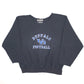Mens Black Champion Vintage 1990s Reverse Weave USA College Football Crewneck Jumper