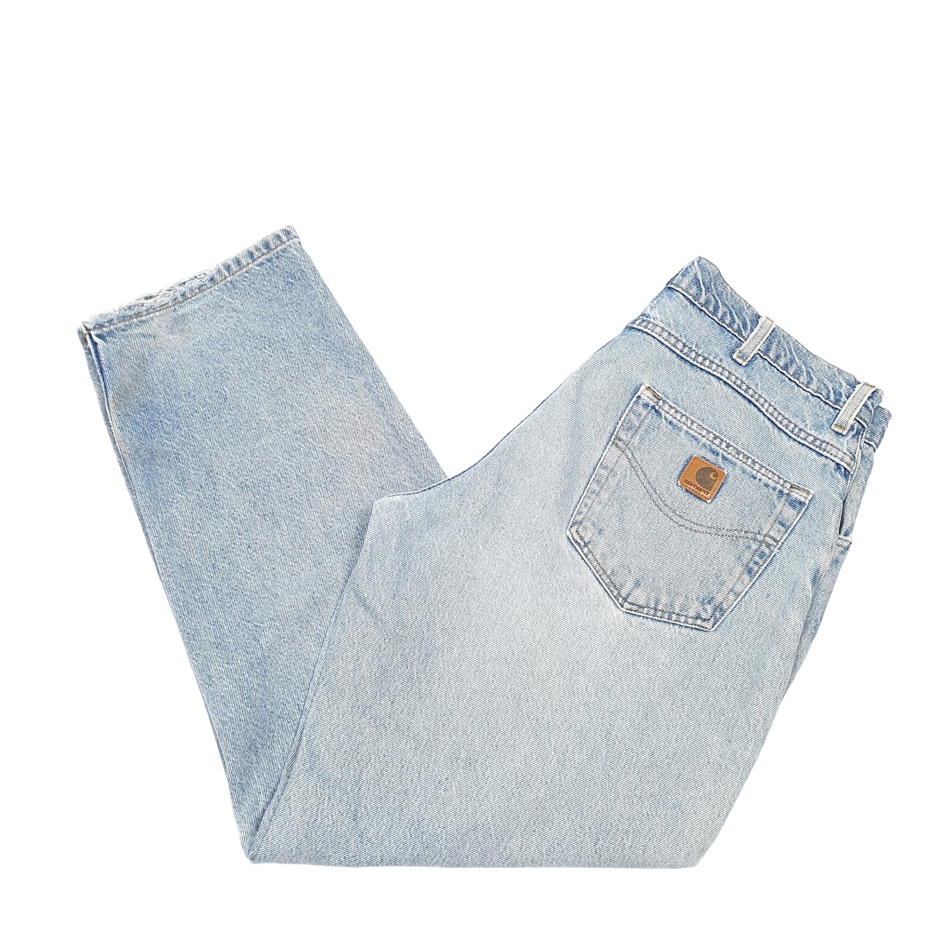 Mens Blue Carhartt  B113 JeansW34 L30