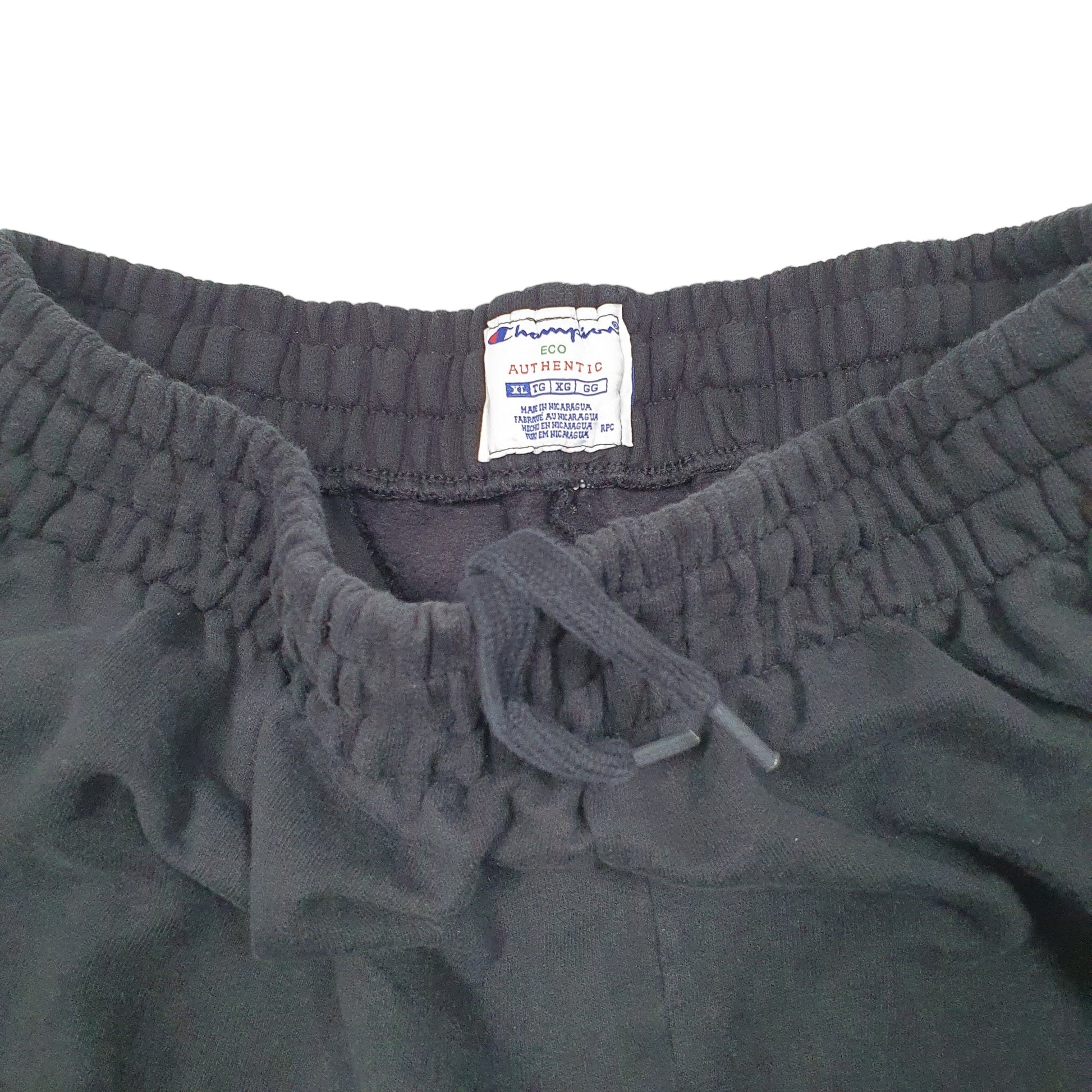 Mens Black Champion  Jogger Trousers