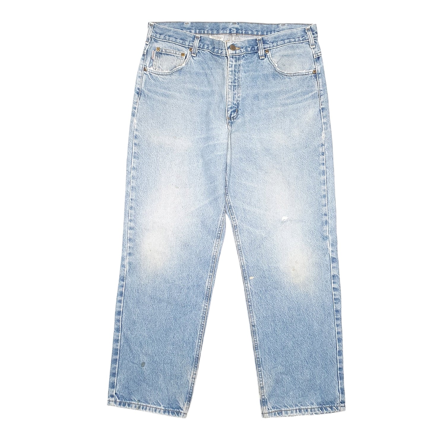 Mens Blue Carhartt Relaxed B160 JeansW38 L30