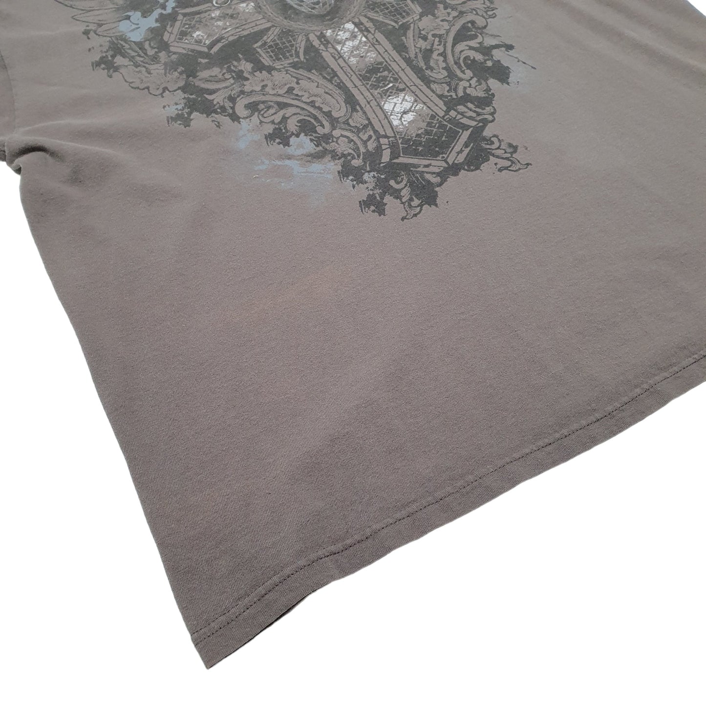 Mens Grey Dickies Cross Workwear Short Sleeve T Shirt