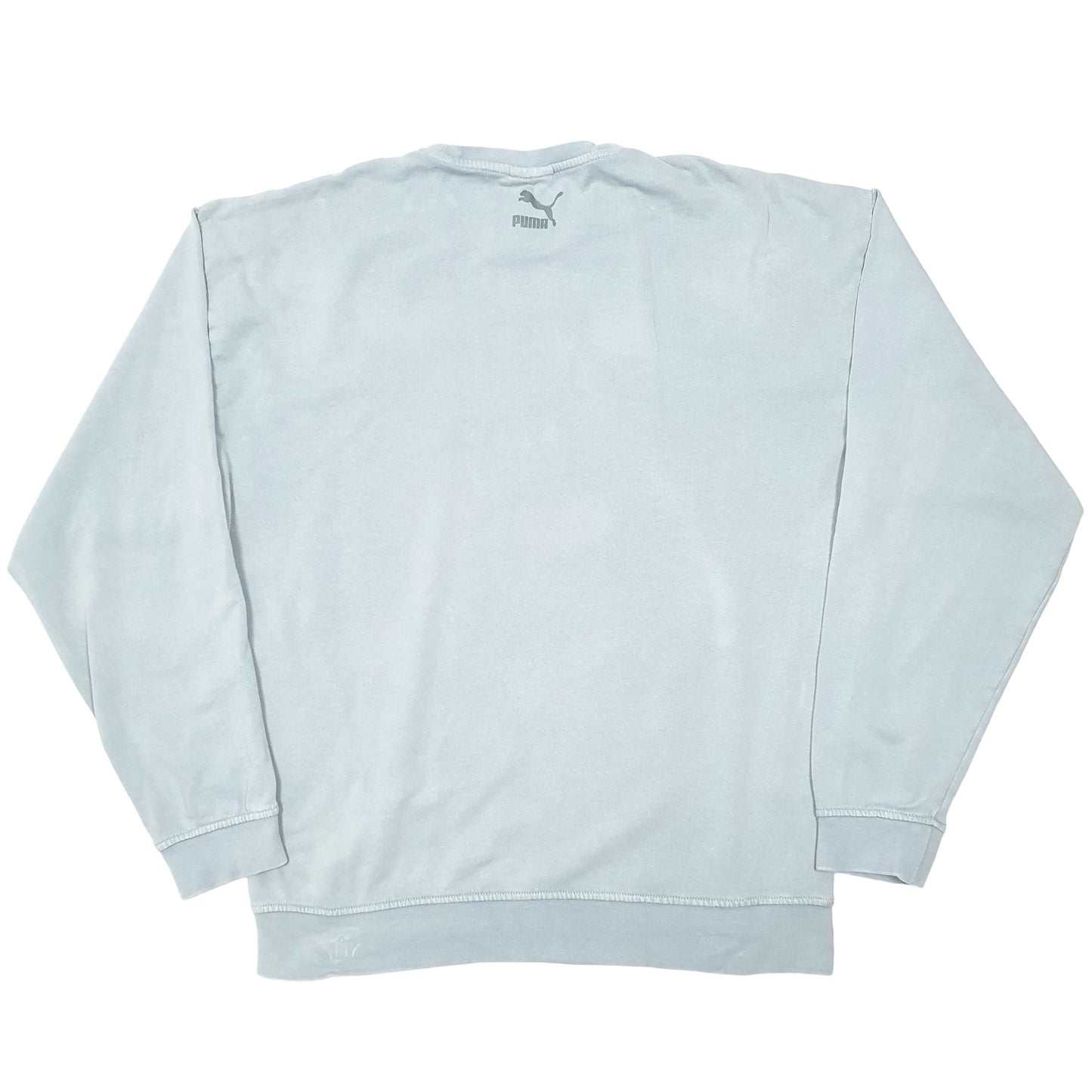 Mens Blue Puma Since 1948 Crewneck Jumper