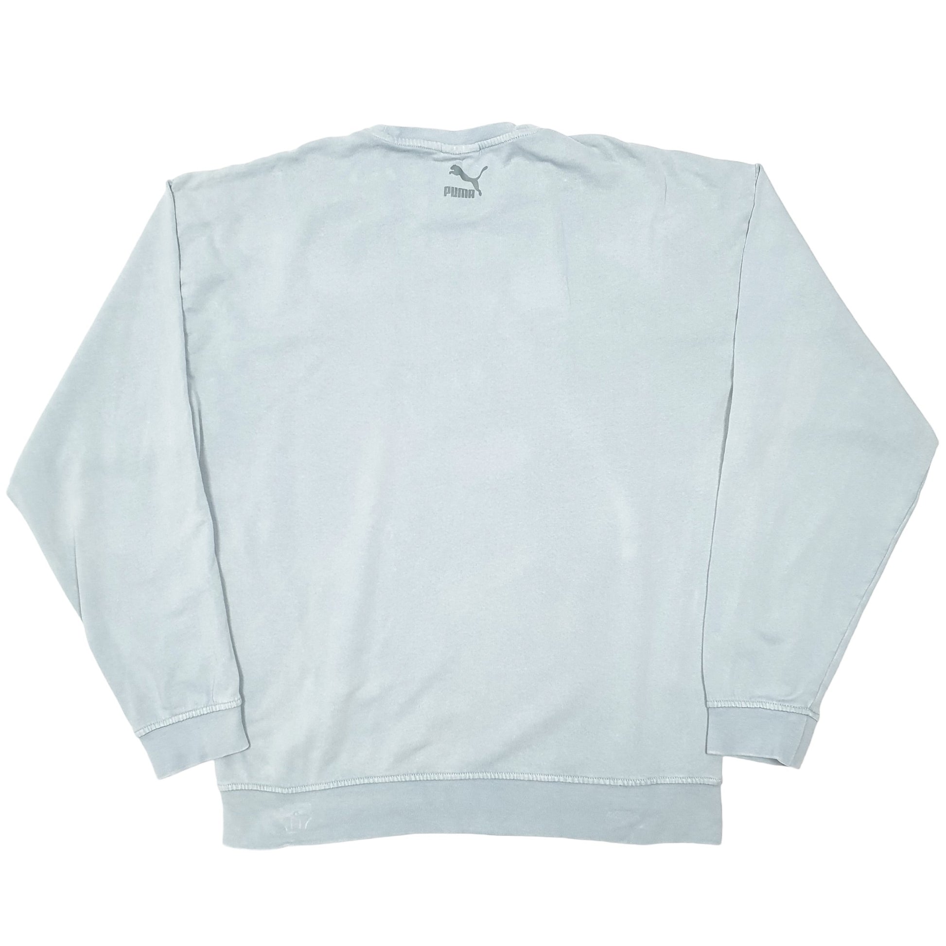 Mens Blue Puma Since 1948 Crewneck Jumper