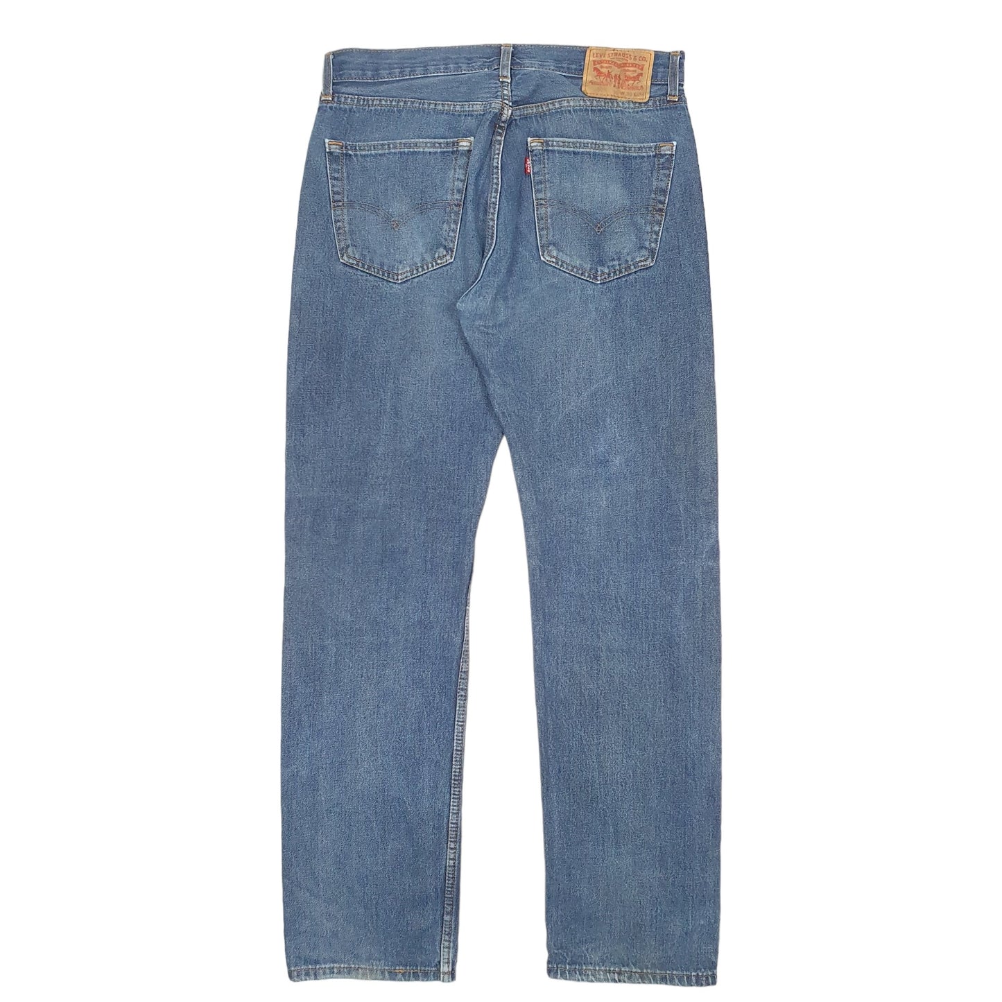 Mens Blue Levis  505 JeansW33 L34