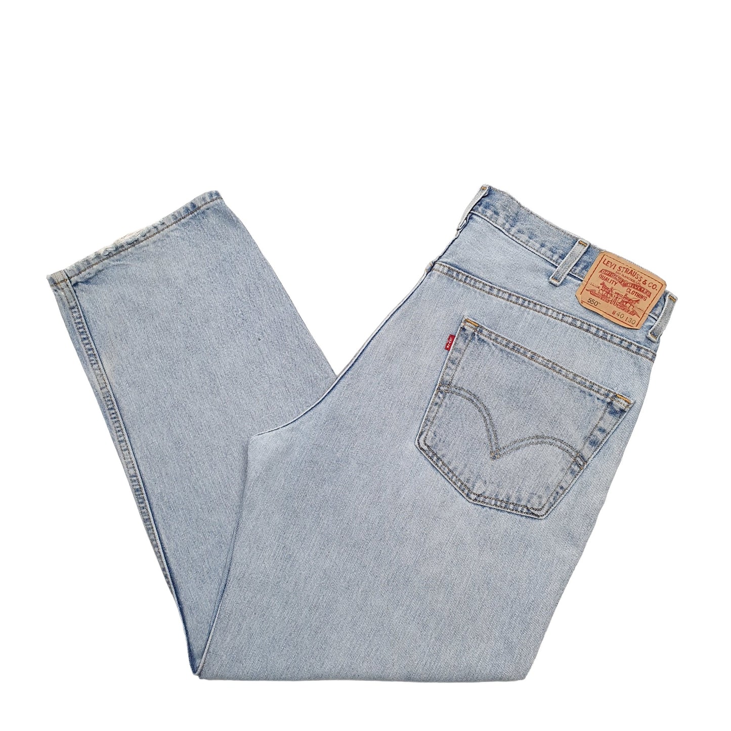 Mens Blue Levis  550 JeansW40 L30