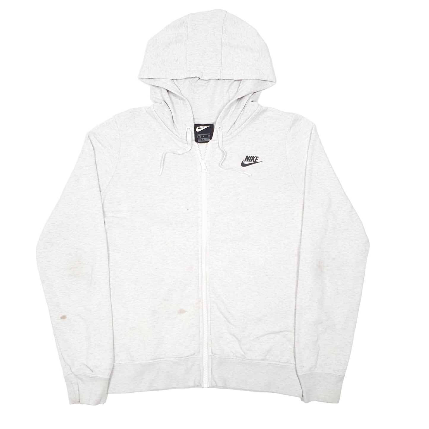 Mens Grey Nike Hoodie Full Zip Jumper