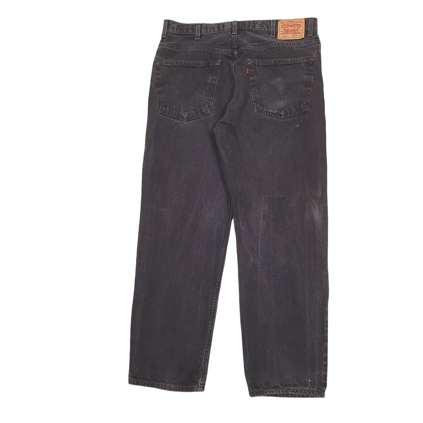 Mens Black Levis  550 JeansW38 L32