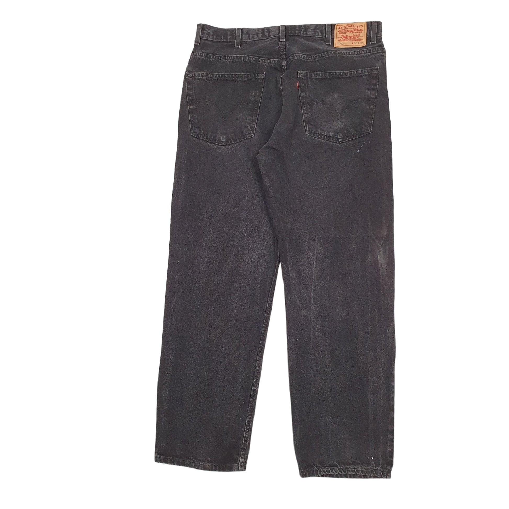 Mens Black Levis  550 JeansW38 L32