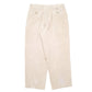 Mens Beige Tommy Hilfiger Double Pleated Corduroy Trousers