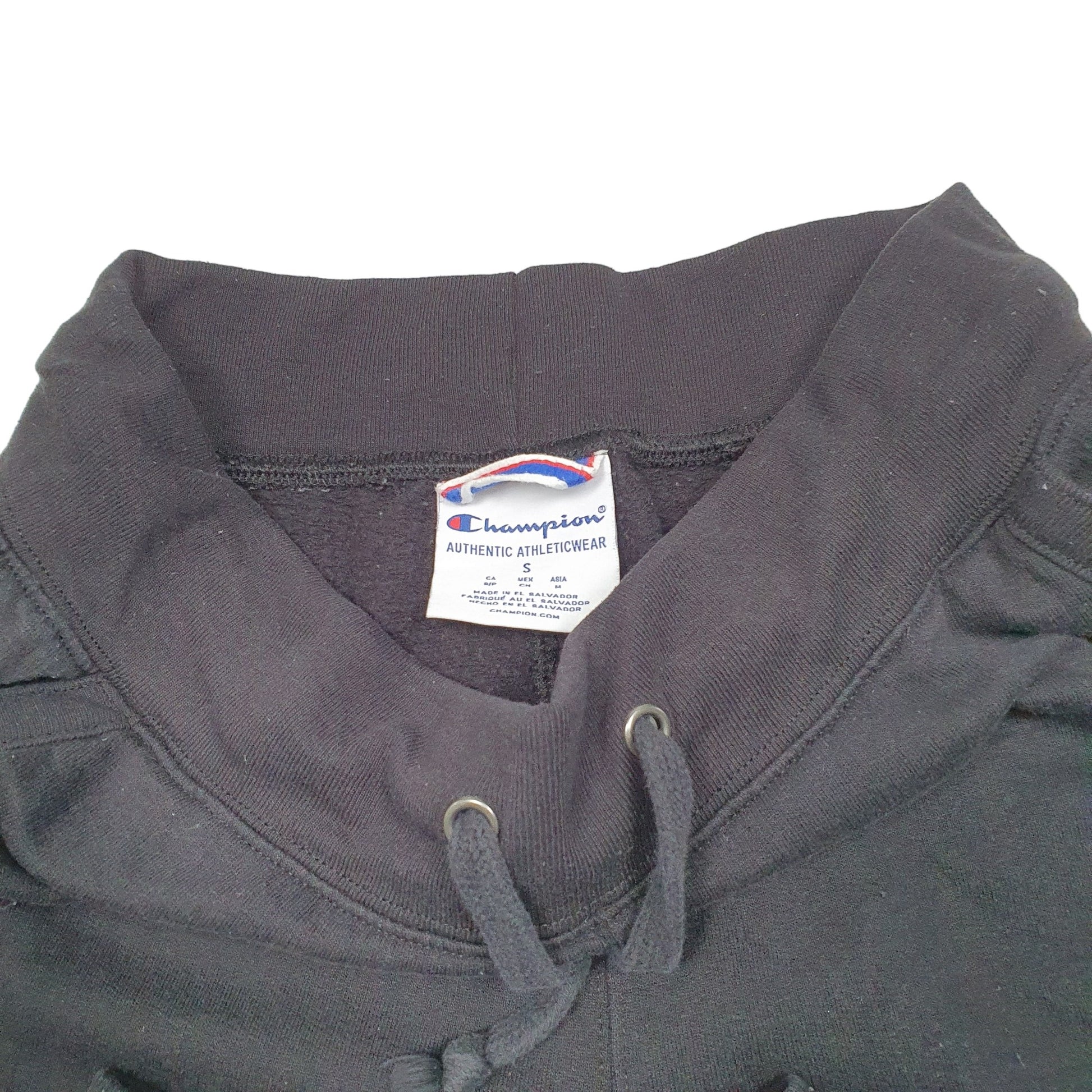 Mens Black Champion  Jogger Trousers