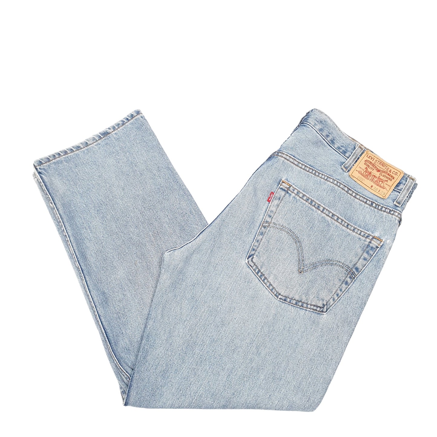 Mens Blue Levis  505 JeansW38 L29