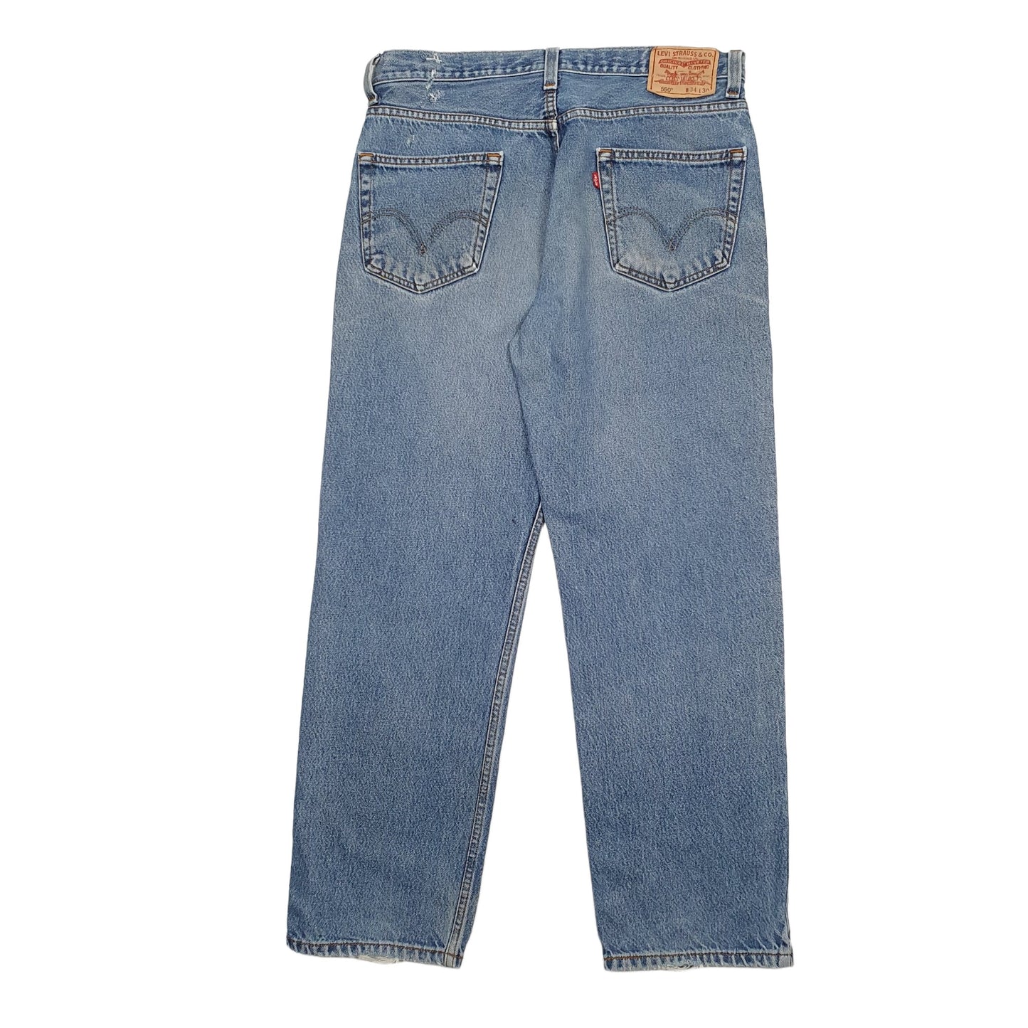 Mens Blue Levis  550 JeansW34 L30