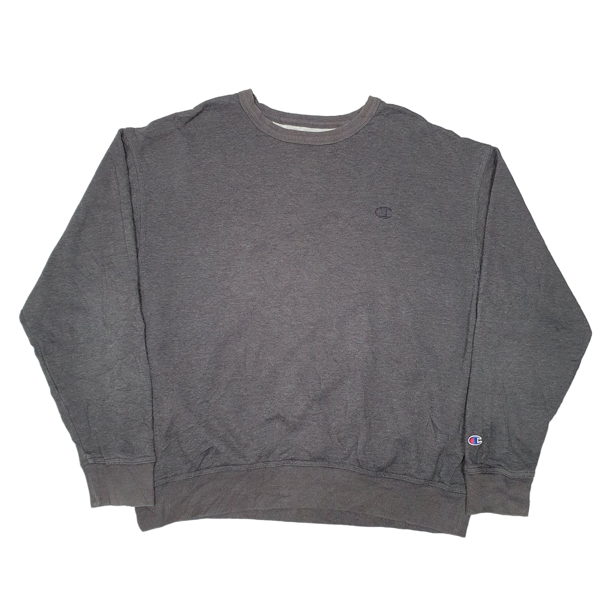 Mens Grey Champion  Crewneck Jumper