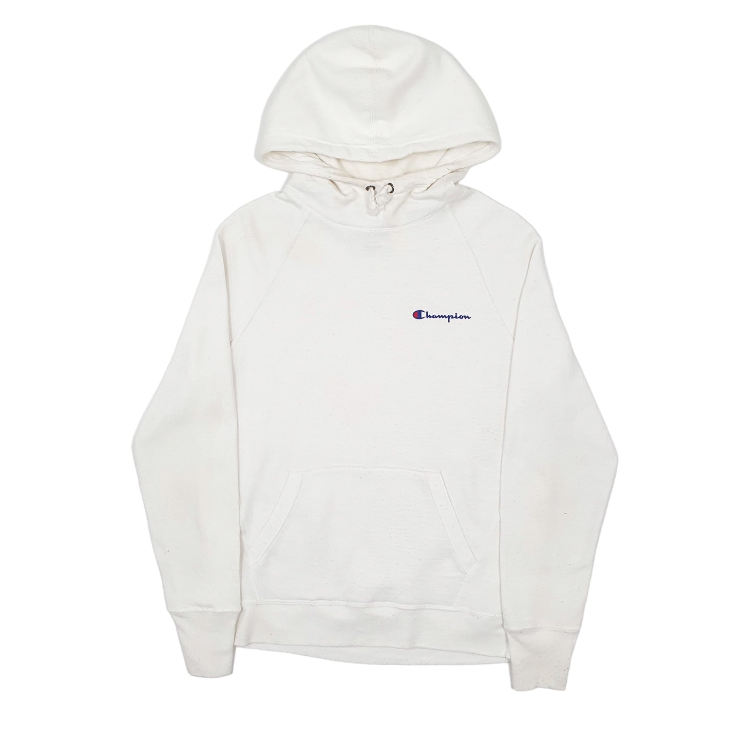 Mens White Champion Lightweight Hoodie Jumper