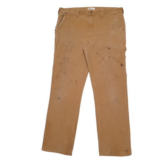 Womens Tan Dickies  Carpenter Trousers