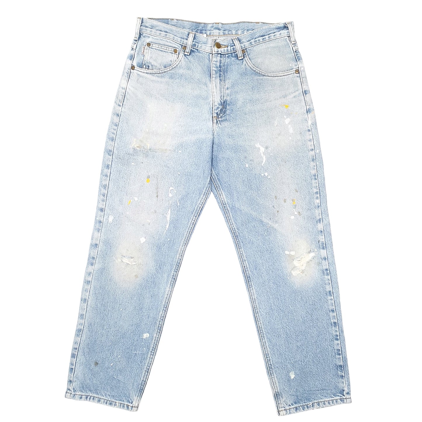 Mens Blue Carhartt Carpenter B17 JeansW32 L28