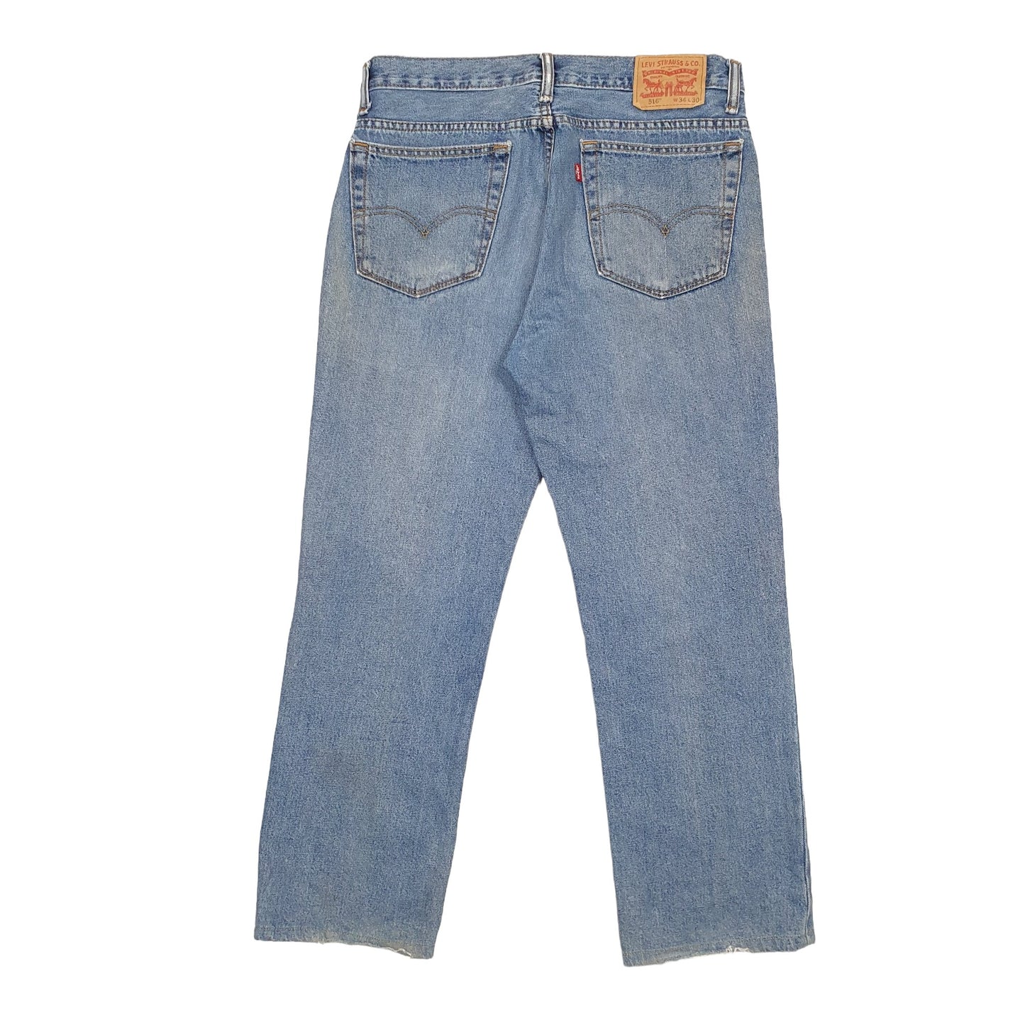 Mens Blue Levis  516 JeansW34 L28