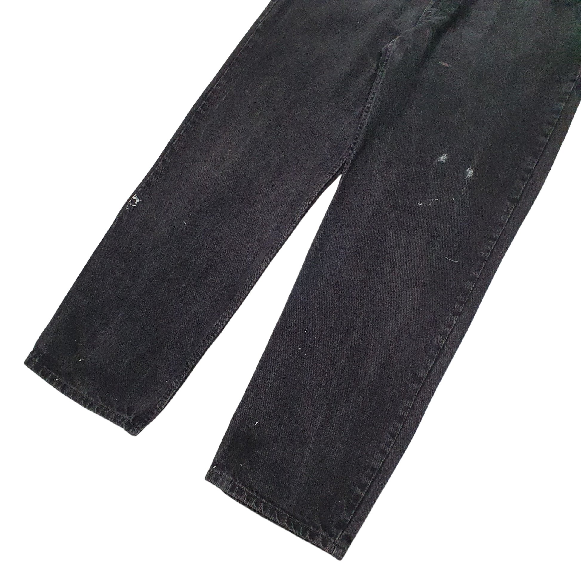 Mens Black Levis  550 JeansW38 L32