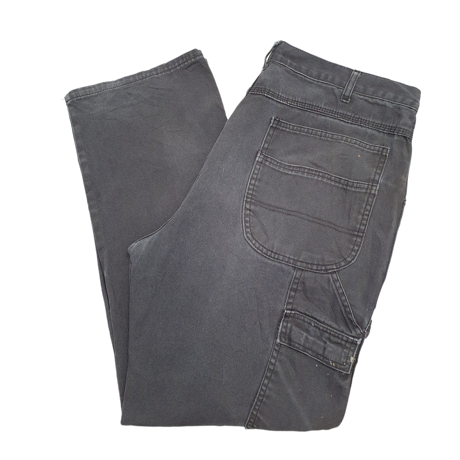 Mens Black Dickies  Carpenter Trousers