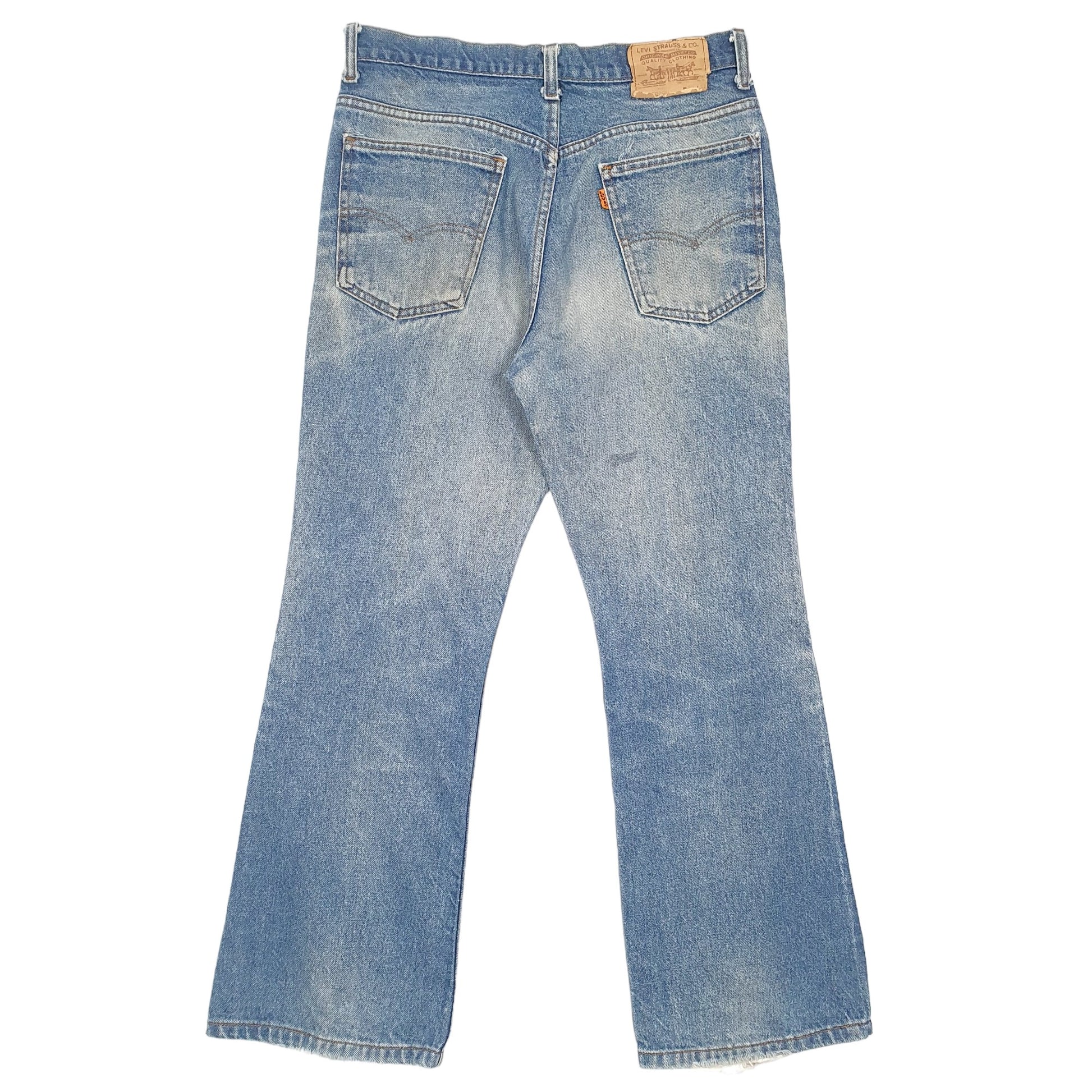 Mens Blue Levis Vintage Orange Tab 517 JeansW32 L30