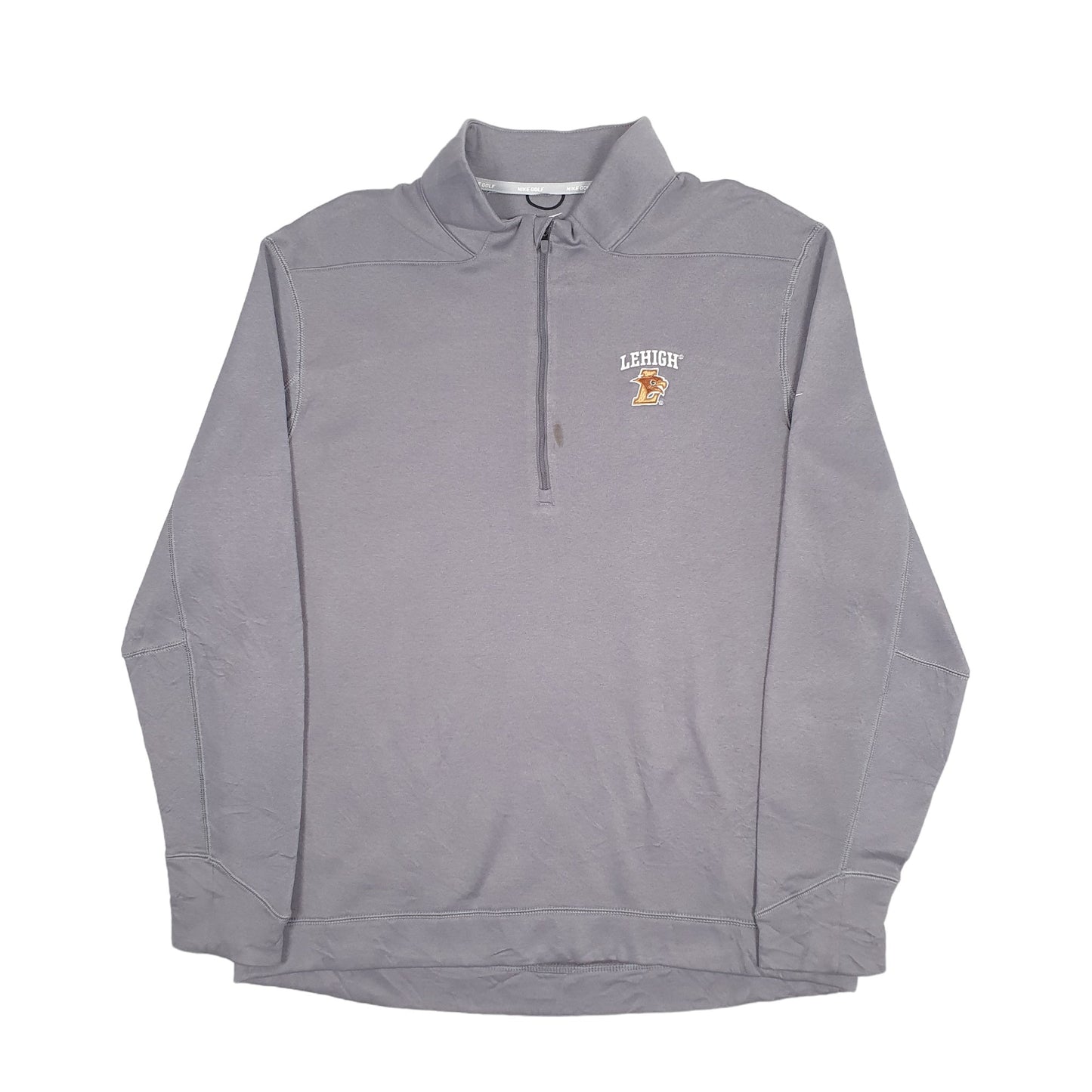 Mens Grey Nike Golf USA College Quarter Zip Jumper