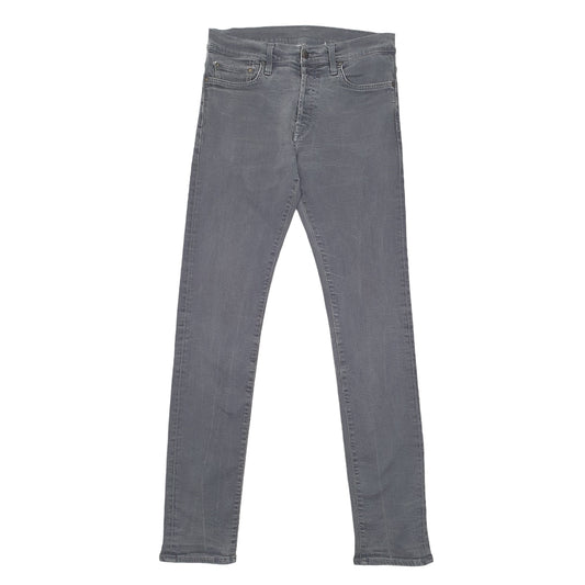 Mens Grey Carhartt WIP Klondike Pant Stretch Casual JeansW31 L34