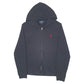 Mens Black Polo Ralph Lauren Hoodie Full Zip Jumper
