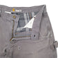 Mens Grey Carhartt Lined Winter Thermal Cargo Trousers