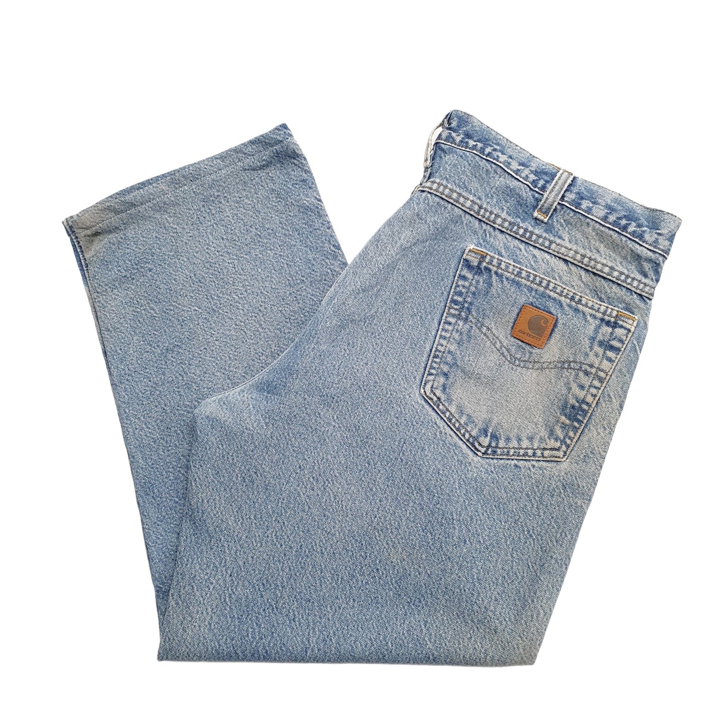 Mens Blue Carhartt B155 Carpenter JeansW38 L28