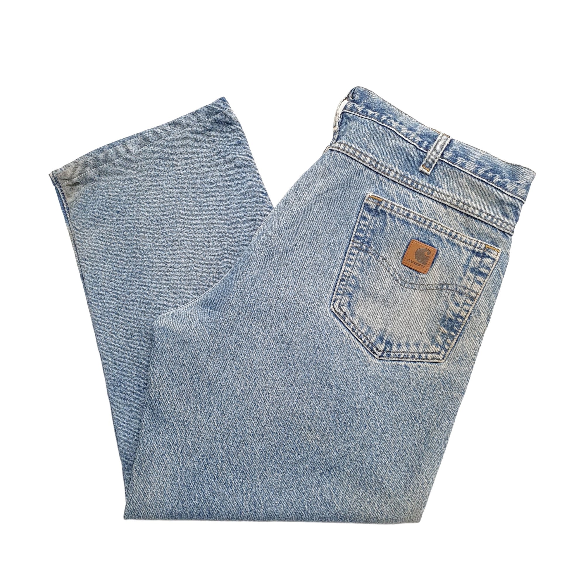 Mens Blue Carhartt B155 Carpenter JeansW38 L28