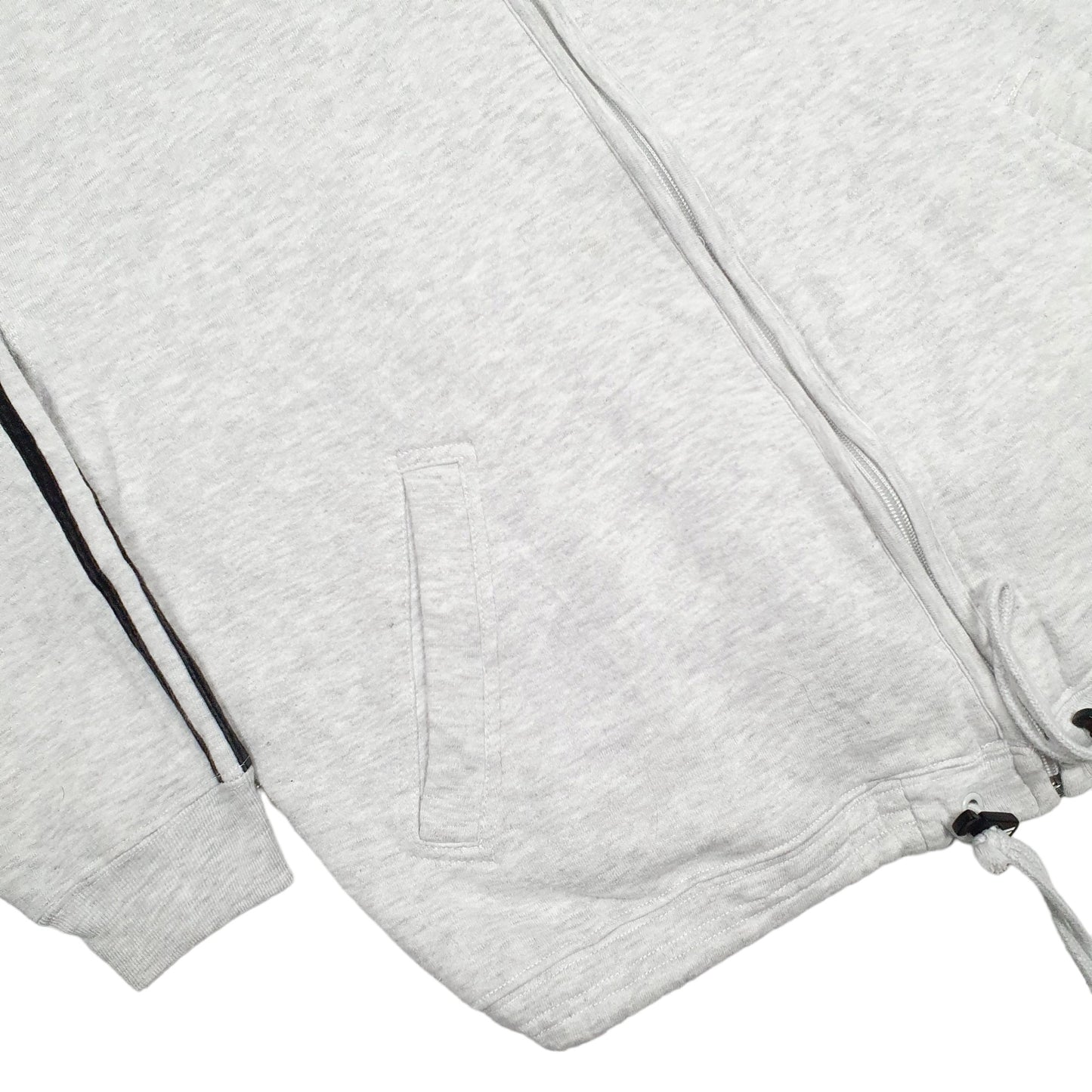 Womens Grey Adidas  Hoodie Jumper