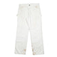 Mens White Dickies  Carpenter Trousers
