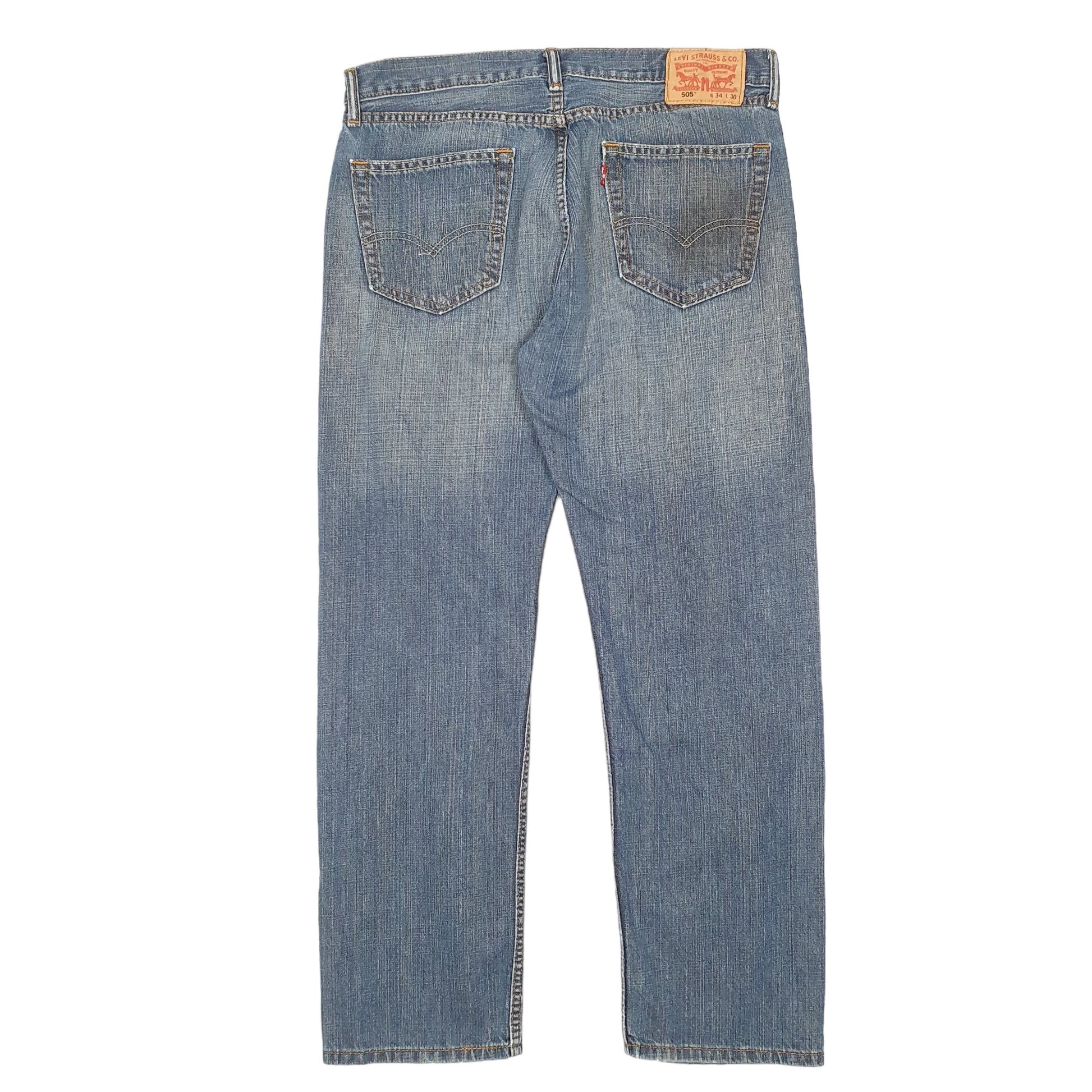 Mens Blue Levis  505 JeansW34 L30