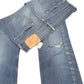 Mens Blue Levis Stretch 513 JeansW34 L34