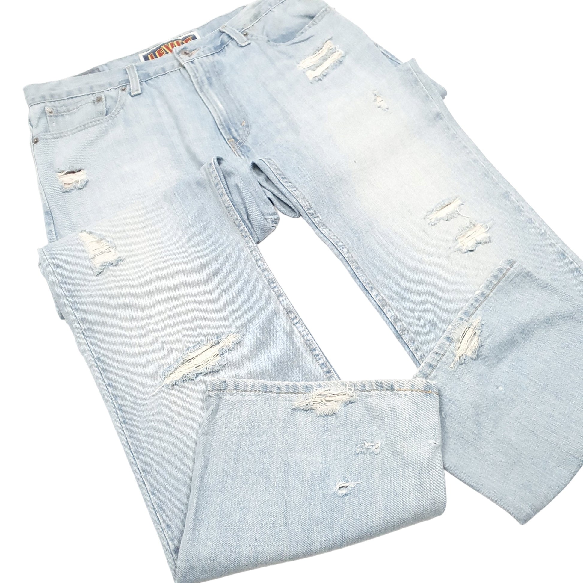 Mens Blue Levis  527 JeansW34 L34