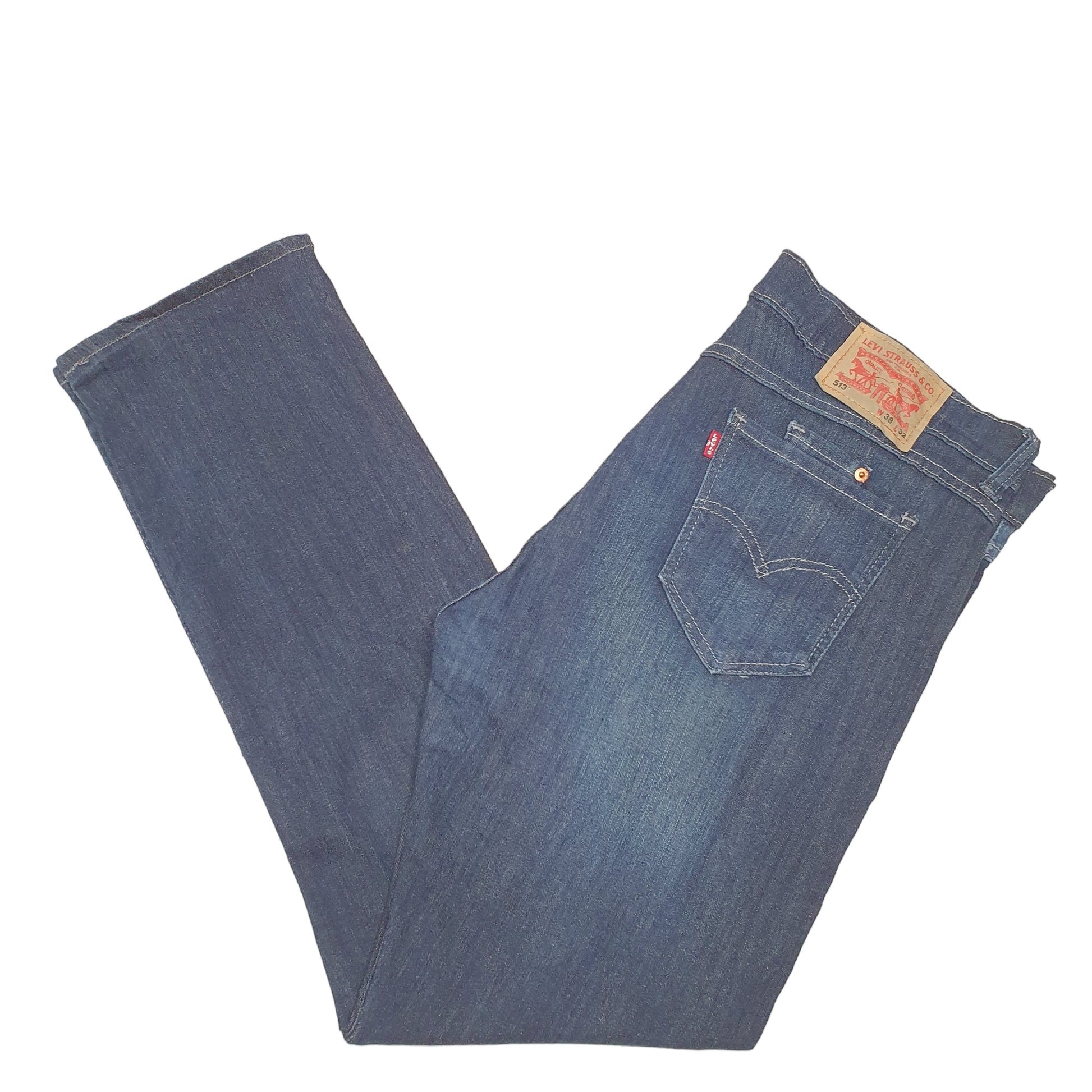 Mens Blue Levis Stretch 513 JeansW38 L32