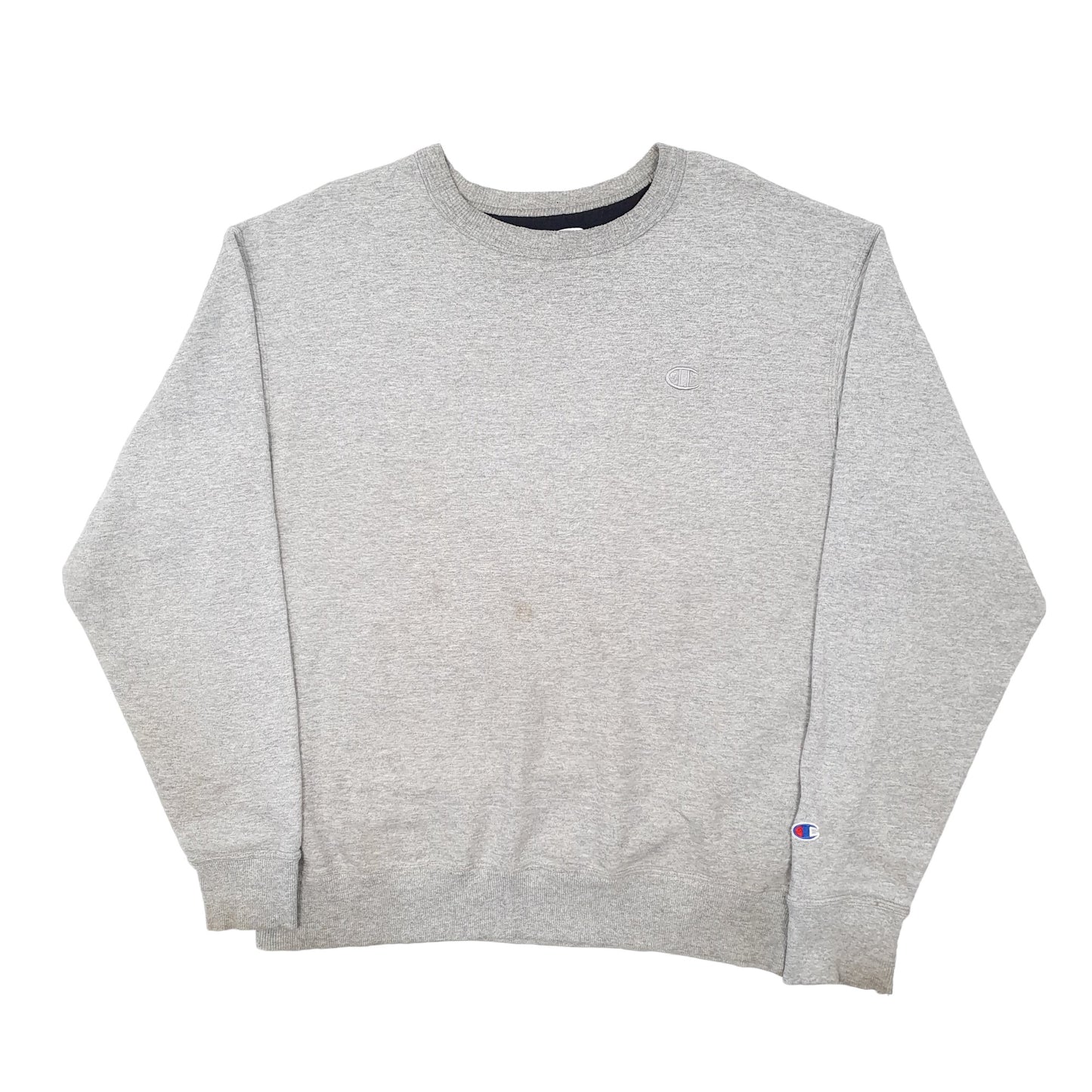 Mens Grey Champion  Crewneck Jumper