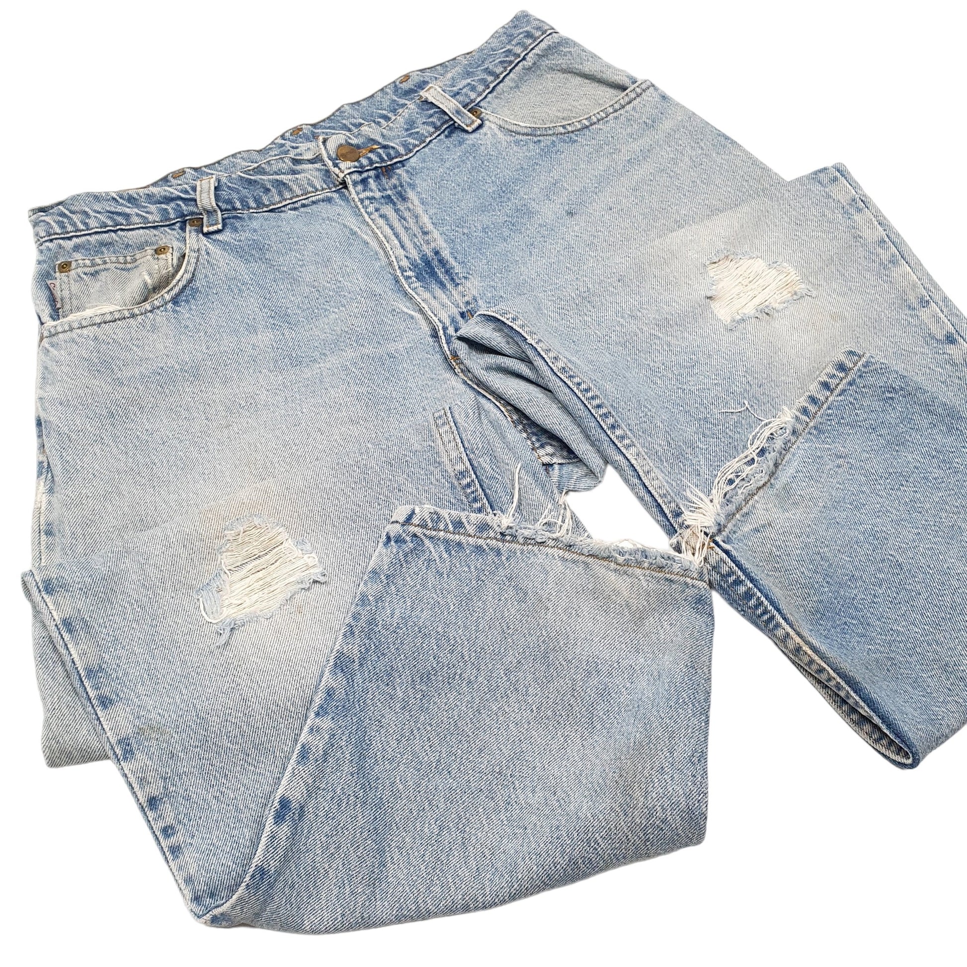 Mens Blue Carhartt  B113 JeansW34 L30