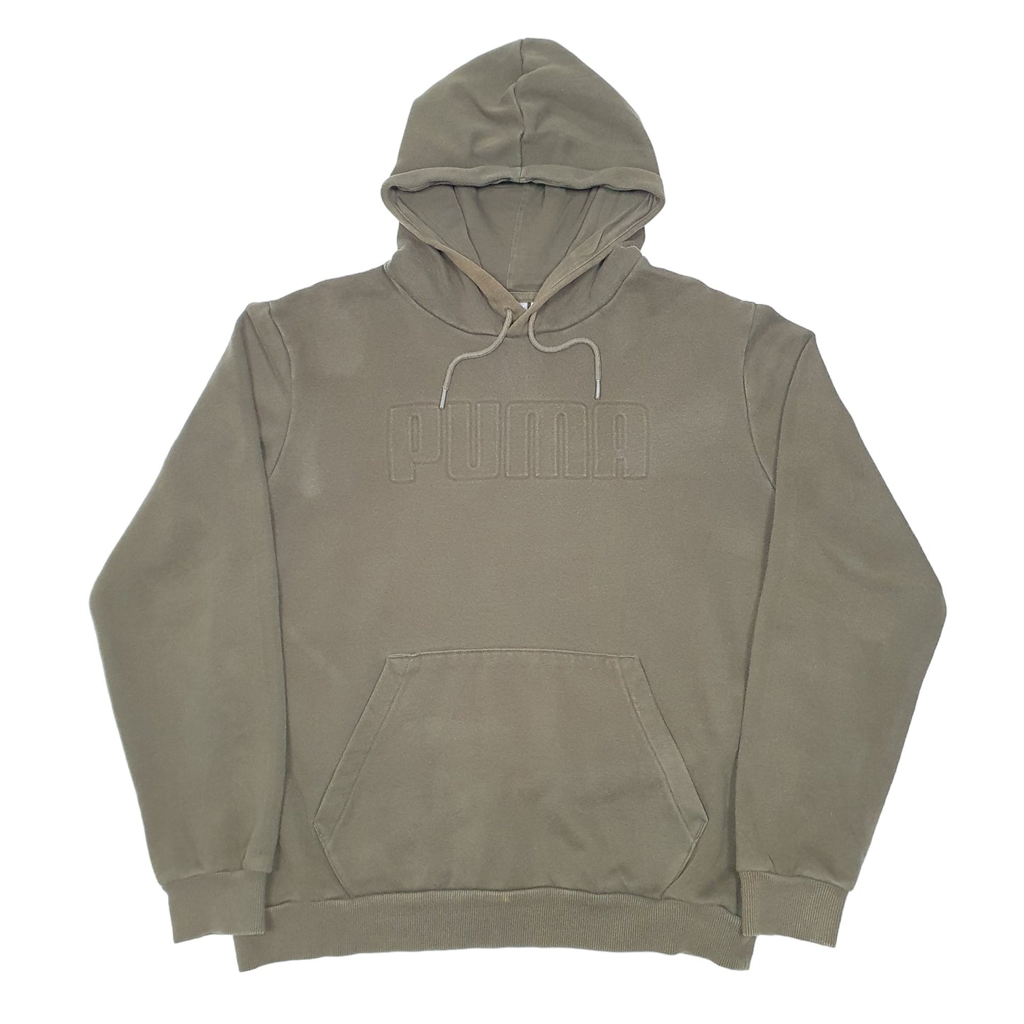 Mens Khaki Puma  Hoodie Jumper