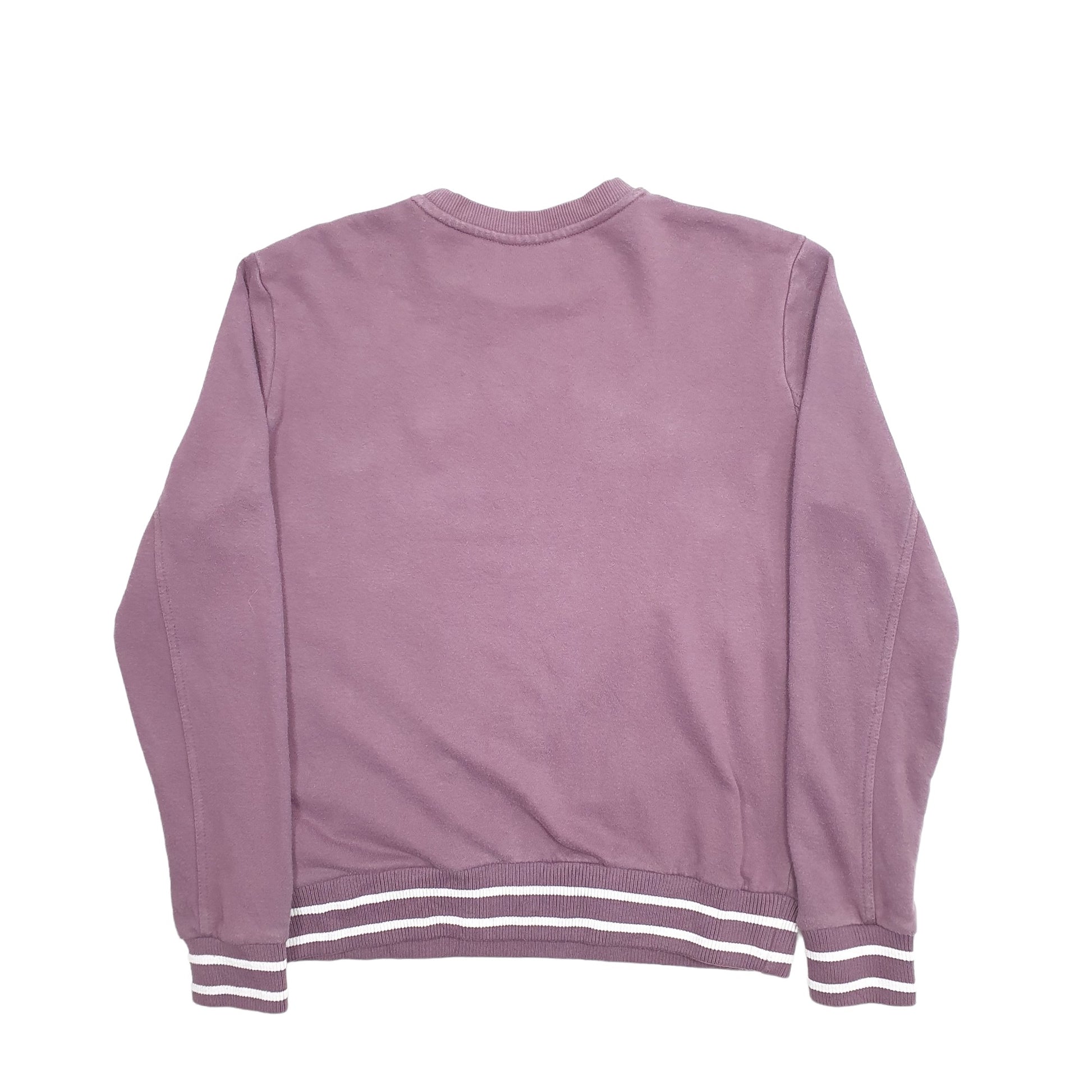 Womens Purple Fila  Crewneck Jumper