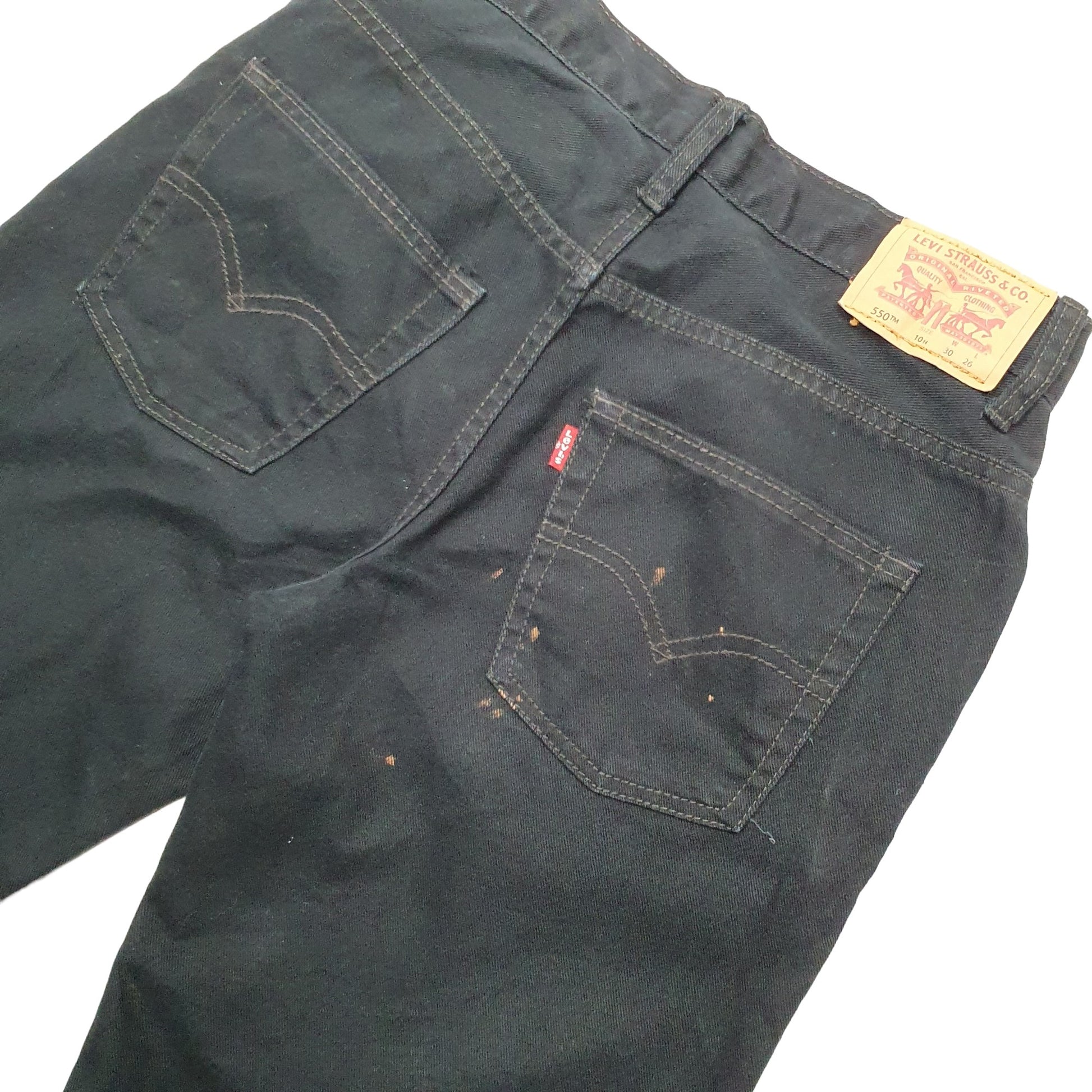 Womens Black Levis  550 JeansW30 L25