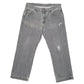 Mens Grey Carhartt Western Pant Casual JeansW36 L30